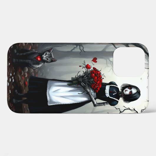 Gothic Robot Meisje Case-Mate iPhone Case (Achterkant (horizontaal))