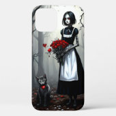 Gothic Robot Meisje Case-Mate iPhone Case (Achterkant)