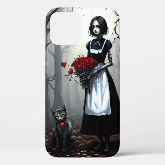 Gothic Robot Meisje Case-Mate iPhone Case (Achterkant)