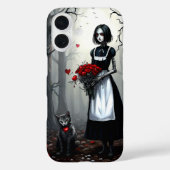Gothic Robot Meisje Case-Mate iPhone Case (Achterkant)