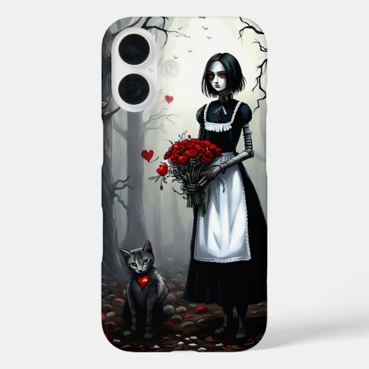 Gothic Robot Meisje Case-Mate iPhone Case (Achterkant)
