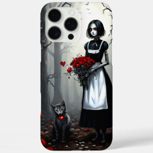 Gothic Robot Meisje iPhone 16 Pro Max Hoesje