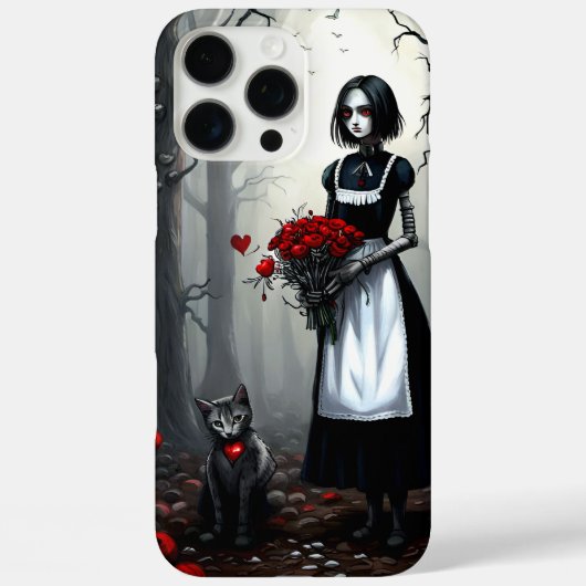 Gothic Robot Meisje Case-Mate iPhone Case (Achterkant)