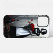 Gothic Robot Meisje iPhone Hoesje (Achterkant horizontaal)