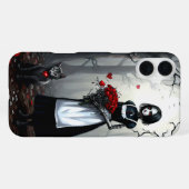 Gothic Robot Meisje iPhone Hoesje (Achterkant horizontaal)