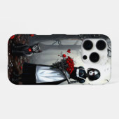 Gothic Robot Meisje iPhone Hoesje (Achterkant horizontaal)