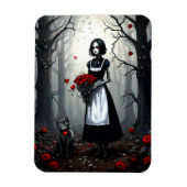 Gothic Robot Meisje Magneet (Verticaal)
