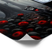 Gothic Robot Meisje Poster (Hoek)