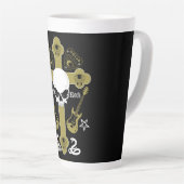 Gothic Rock Mode Latte Mok (Rechterhoek)