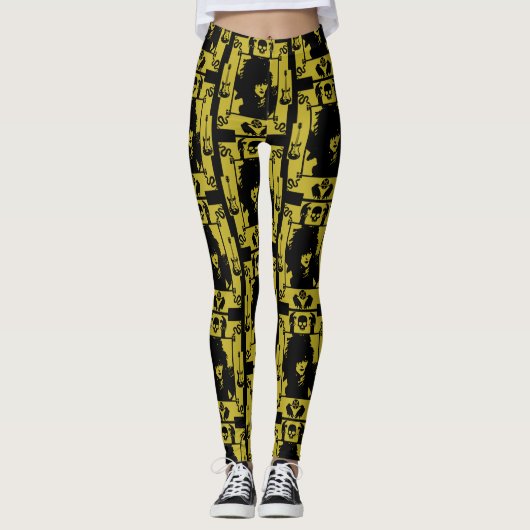 Gothic Rock Mode Leggings (Voorkant)