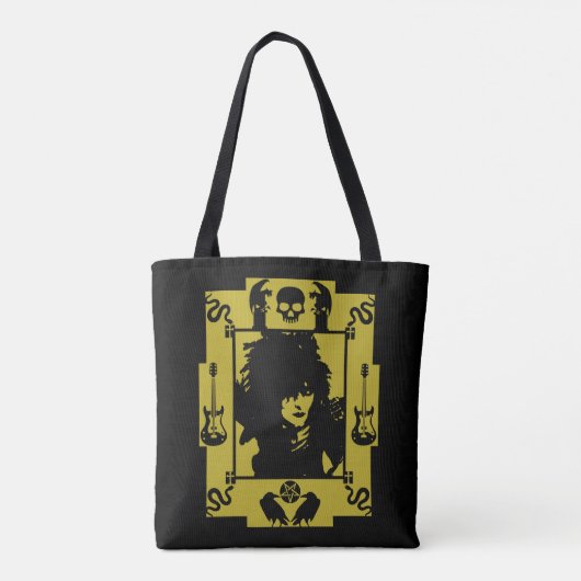 Gothic Rock Mode Tote Bag (Achterkant)
