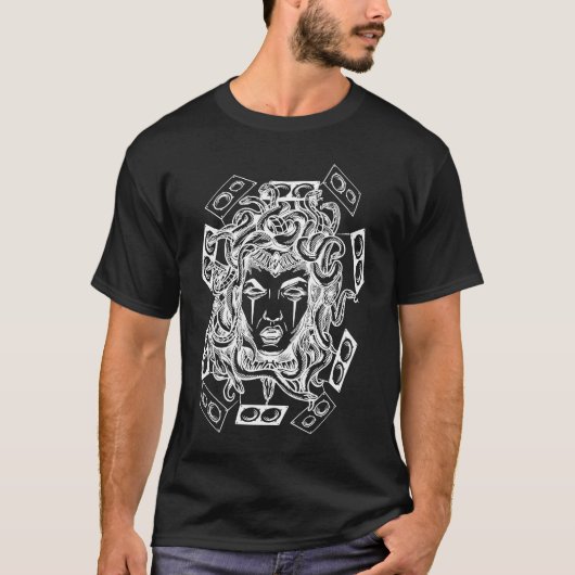 Gothic Rock N Roll Frenchcore Gabber Heavy Punk Sa T-shirt (Voorkant)
