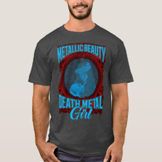 Gothic Rock Satan Meisje Vrouw Festivals Death Met T-shirt