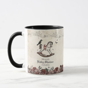 Gothic Rocking Horse Baby shower Mok
