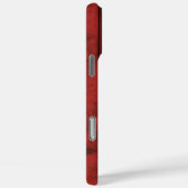 Gothic rode damasten streep telefoonhoes Case-Mate iPhone case (Achterkant / Rechts)