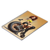 Gothic Roller Derby Girl Notitieboek (Linkerzijde)