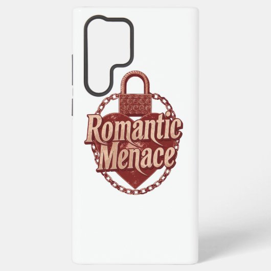Gothic Romance Anti-Valentine Saying Samsung Galaxy Hoesje (Achterkant)