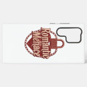 Gothic Romance Anti-Valentine Saying Samsung Galaxy Hoesje (Achterkant horizontaal)