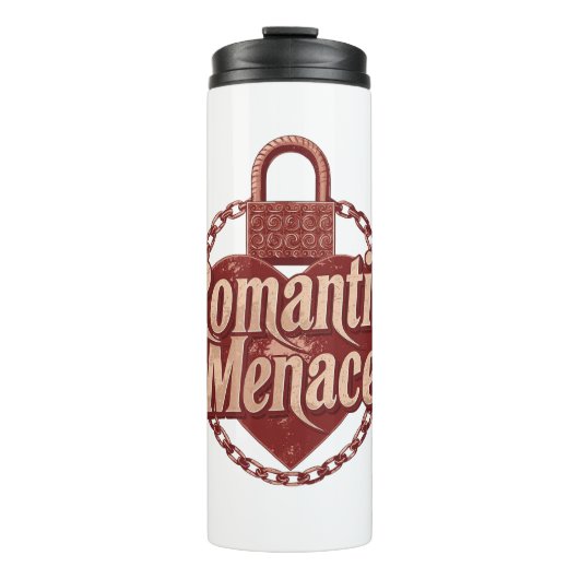 Gothic Romance Anti-Valentine Saying Thermosbeker (Voorkant)