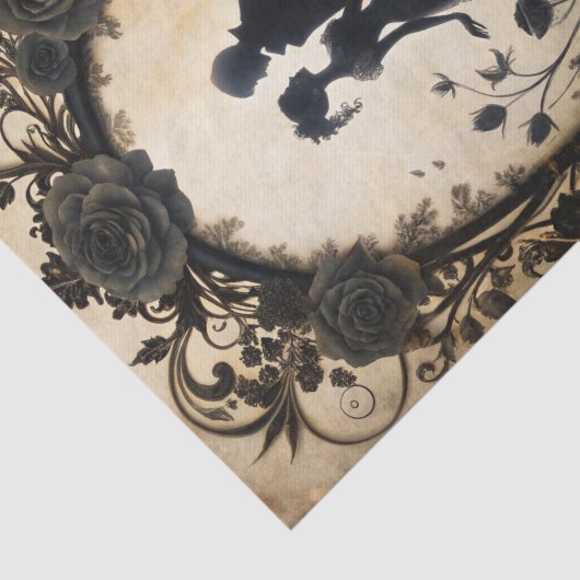 Gothic Romance Decoupage Tissuepapier (Detail)