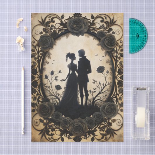 Gothic Romance Decoupage Tissuepapier (Craft)