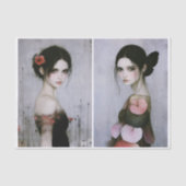 Gothic Romance Ethereal Women, Pair EX5 Decoupage Tissuepapier (Voorkant)