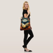 Gothic Romance Reader Verjaardagscadeau Naam Tekst Tote Bag (Op model)