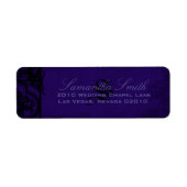 Gothic Romance Return Label (Voorkant)