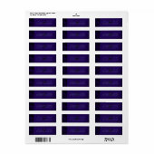Gothic Romance Return Label (Full Sheet)
