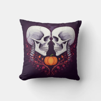 Gothic Romance Skull Art  Kussen