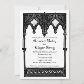 Gothic Romance Uitnodiging (Voorkant)