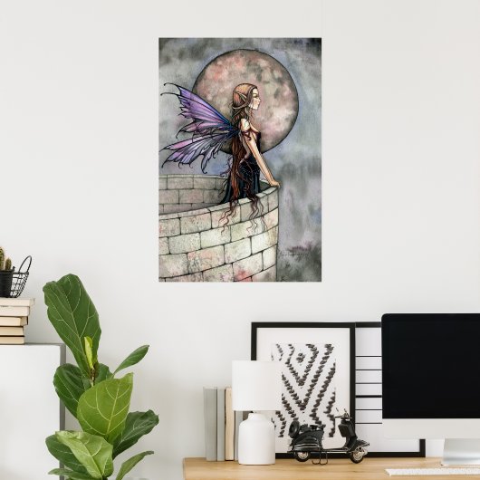 Gothic Romantic Fairy Poster Print (Thuiskantoor)