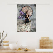 Gothic Romantic Fairy Poster Print (Keuken)