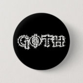 Gothic Ronde Button 5,7 Cm (Voorkant)