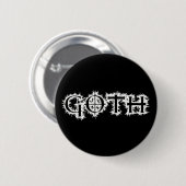 Gothic Ronde Button 5,7 Cm (Voorkant /achterkant)