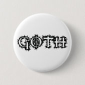Gothic Ronde Button 5,7 Cm (Voorkant)