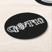 Gothic Ronde Kartonnen Onderzetter (Gebogen)