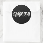Gothic Ronde Sticker (Tas)