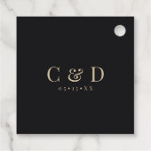 Gothic Rood & Goud Bloemen Spiderweb Bedankt Bedankjes Labels (Achterkant)