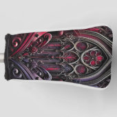 Gothic Roos Golf Head Hoesje Golfheadcover (Voorkant)