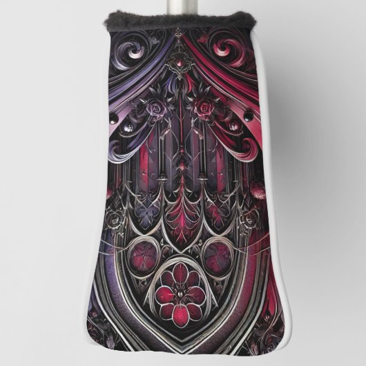 Gothic Roos Golf Head Hoesje Golfheadcover (Draai 90)