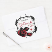 Gothic Roos Grunge Diamond Print Dank u Label (Envelop)