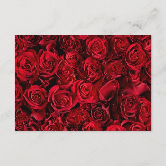  Gothic Roos Reply Card Informatiekaartje (Achterkant)