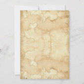 Gothic Roos Skull Invitation -  Halloween P Kaart (Achterkant)