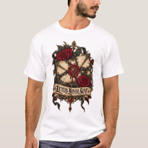 Gothic Roos & Waszegel Ontwerp Brieven Nooit Verzo