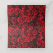 Gothic Roos Wedding Place Cards Plaatskaartje (Binnenkant ongevouwen)