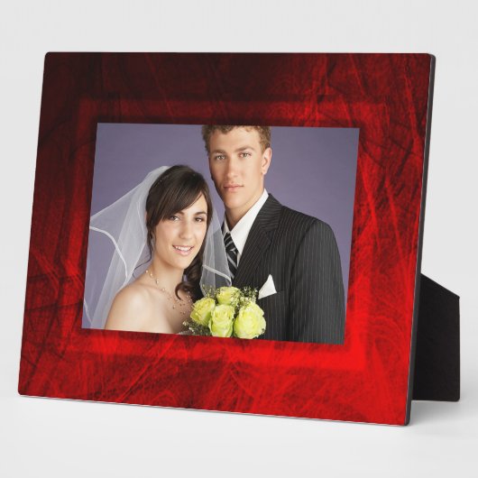 Gothic Roos Wedding Plaque Fotoplaat (Zijkant)