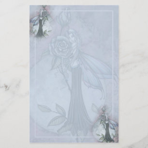 Gothic Rose Fairy Briefpapier door Molly Harrison