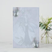 Gothic Rose Fairy Briefpapier door Molly Harrison (Staand voorkant)