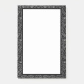 Gothic Rose in Black and Gray Post-it® Notes (Voorkant)